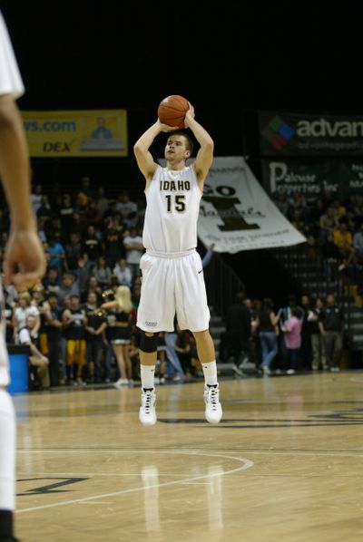 University of Idaho photo Trevor Morris says breaking out of a shooting slump was a matter of confidence. (University of Idaho photo / The Spokesman-Review)