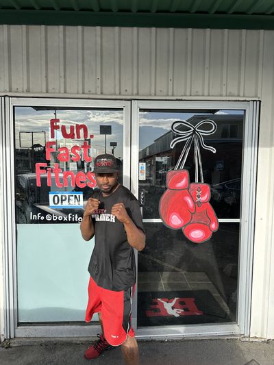 Jacob Ruffin stands outside his Hillyard Hammers BoxFit.  (Courtesy)