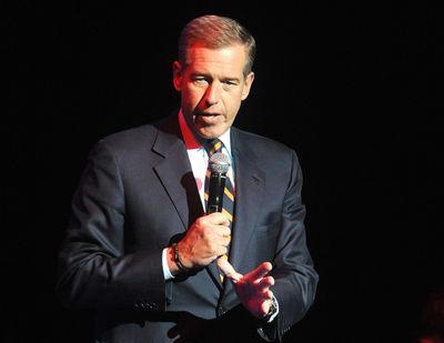 In this Nov. 5, 2014, photo, Brian Williams speaks at Stand Up For Heroes in New York. (Associated Press)