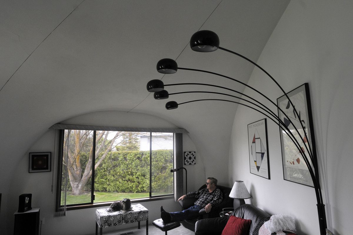 The geodesic dome house is energy efficient, Barry Brown said. (Christopher Anderson / The Spokesman-Review)
