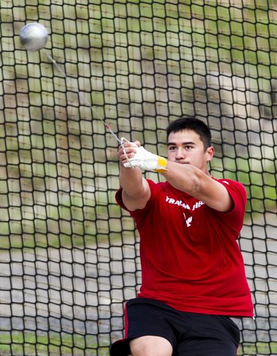 Eastern Washington standout Jordan Arakawa will forgo throwing hammer at Olympic Trials for medical school. (Colin Mulvany)
