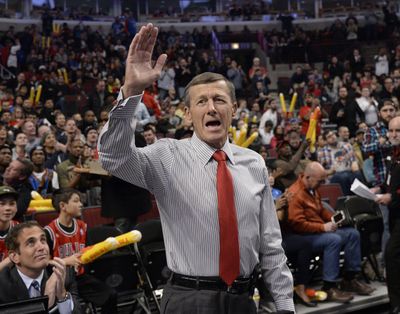 Sideline reporter Craig Sager will work his first NBA Finals game when Golden State travels to Cleveland for Game 6 on Thursday. (David Banks / Associated Press)