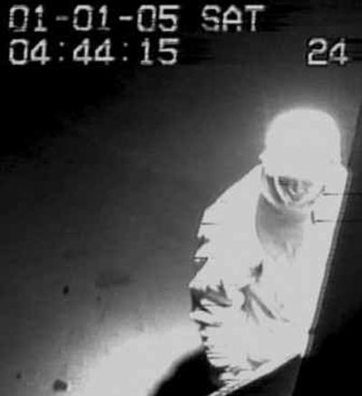 
A security camera captured this picture of a robbery suspect. The video was taken at Coeur d'Alene's Jammin Java, which was burglarized on Jan. 1.
 (Video image / The Spokesman-Review)