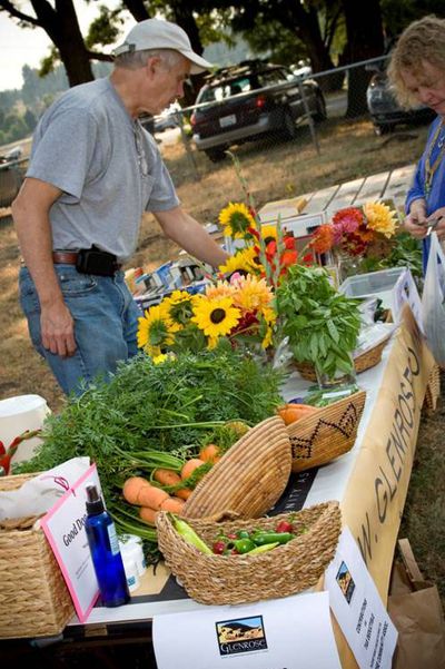 Last August, neighbors put together a Glenrose Summer Market for one day. It was so successful that the market will be held three times this summer. (Barb Chase)
