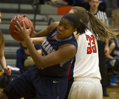 Otiona Gildon, left, is headed to Oregon to play college basketball, but has some unfinished business with the Bullpups. (Colin Mulvany)