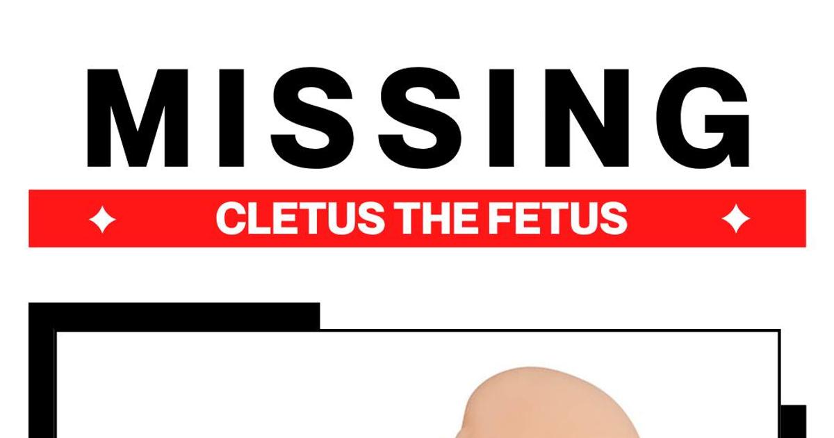 ‘Cletus the Fetus’ to return home after EWU abduction of protest prop