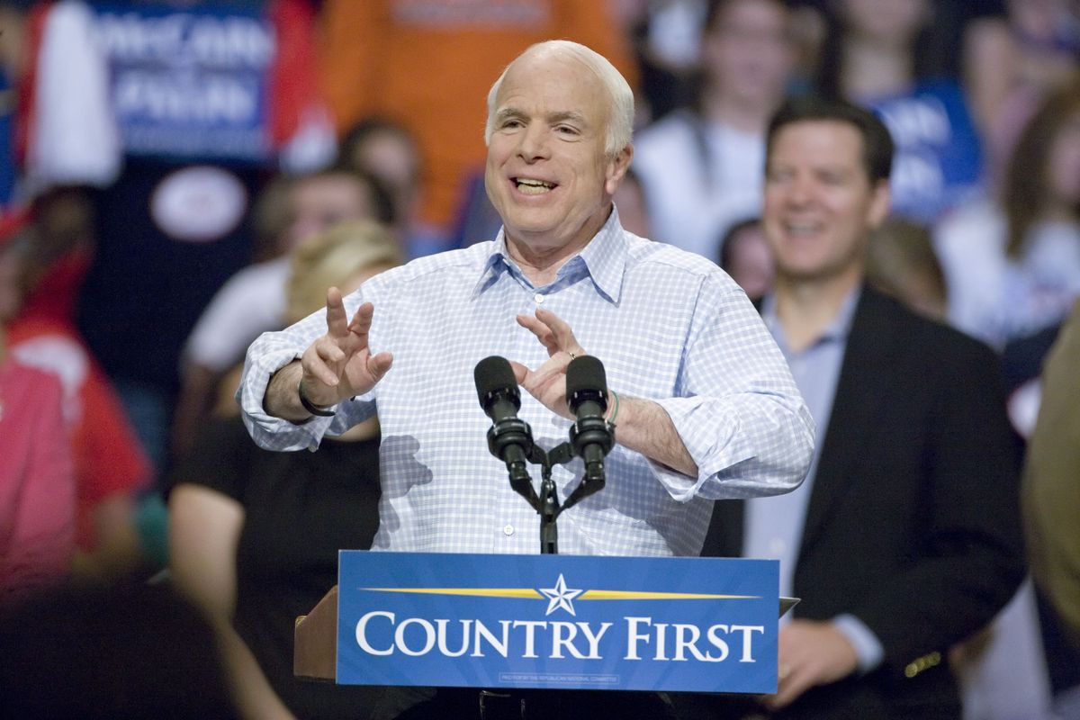 McCain (David Adame / The Spokesman-Review)