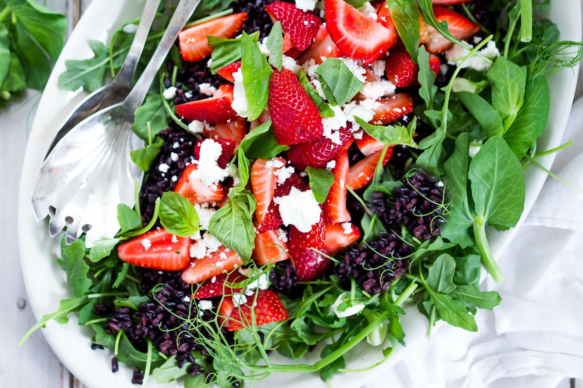 Strawberry salad. (SYLVIA FOUNTAINE / SYLVIA FOUNTAINE)