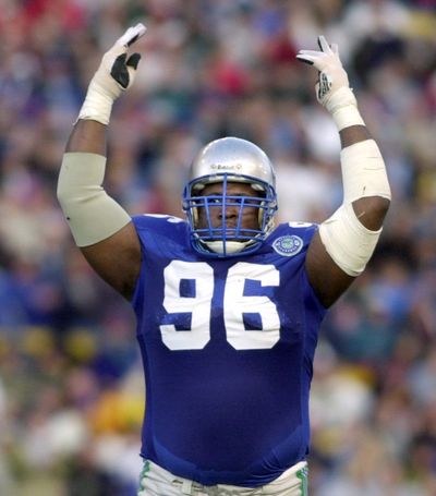 Defensive lineman Cortez Kennedy was a shining light during the darkest days for the Seahawks. (Associated Press)