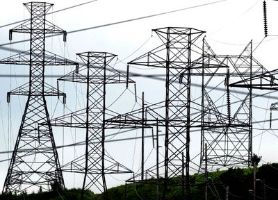 Pennsylvanina Power and Light power lines weave their way over Bald Eagle Mountain in Williamsport, Pa. (File Associated Press / The Spokesman-Review)