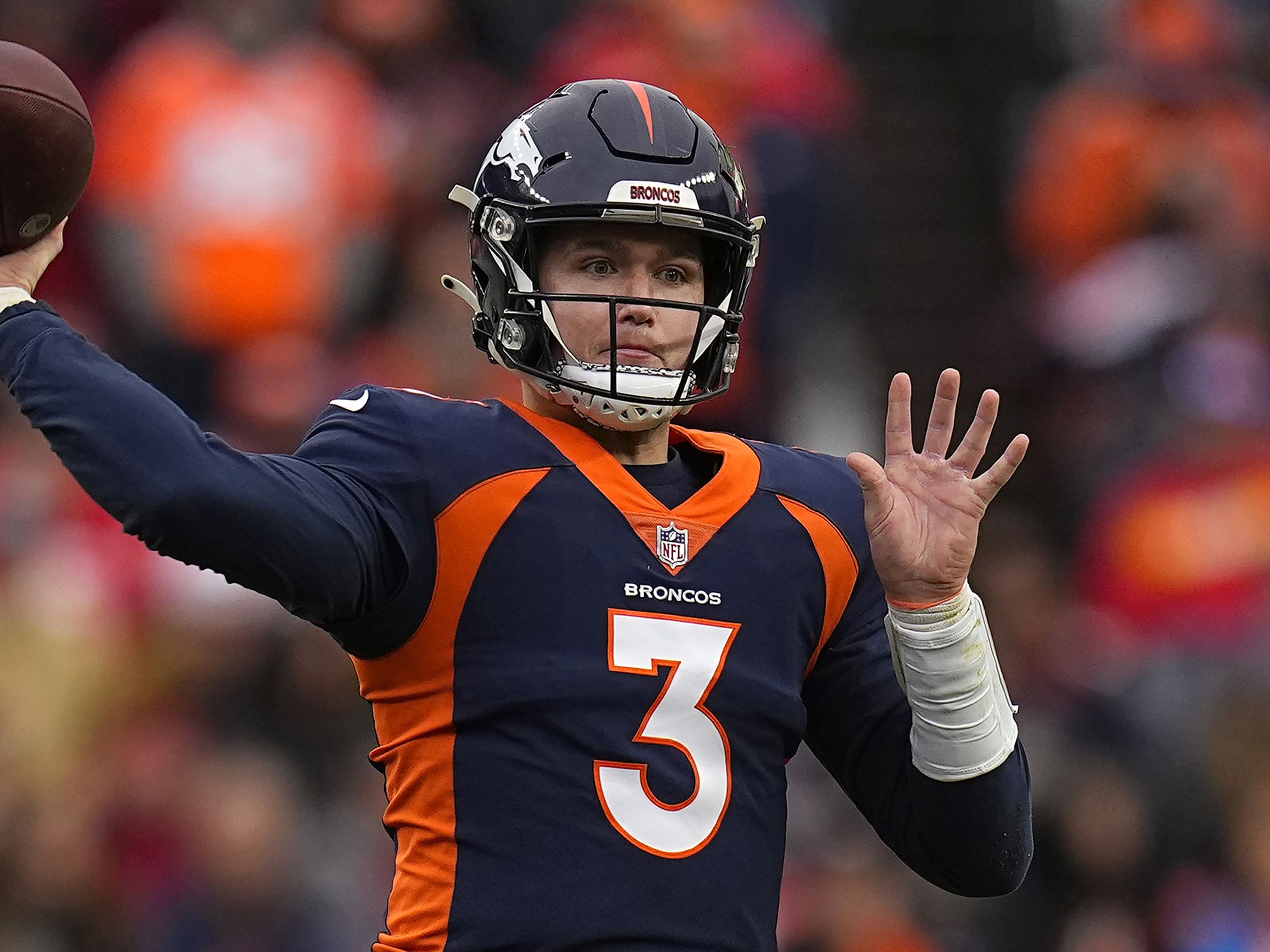 Post-game interview with Denver Broncos QB Drew Lock