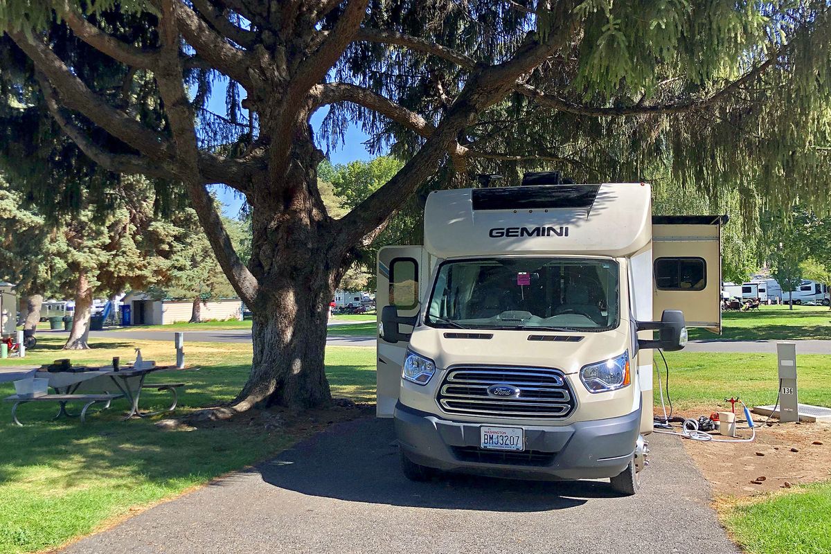 The city-run Lakeshore RV Park in Chelan offers excellent camping spots. (Leslie Kelly)