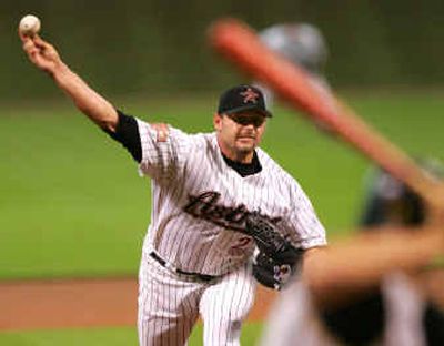 
Astros pitcher Roger Clemens will become the oldest starter in All-Star history tonight in his hometown of Houston.
 (Associated Press / The Spokesman-Review)