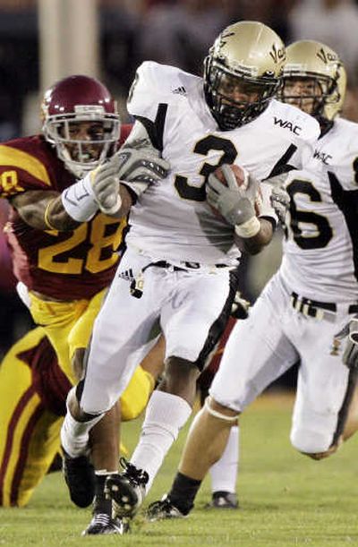 
Idaho's Deonte' Jackson (3) has rushed for 786 yards this year. Associated Press
 (Associated Press / The Spokesman-Review)