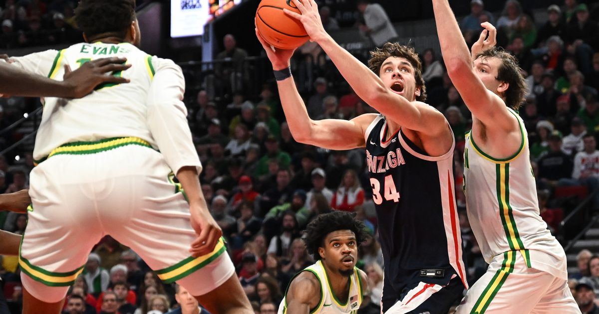 Gonzaga rewind: Zags take Nate Bittle’s best shot, keep turnover count down during 91-82 win over Oregon
