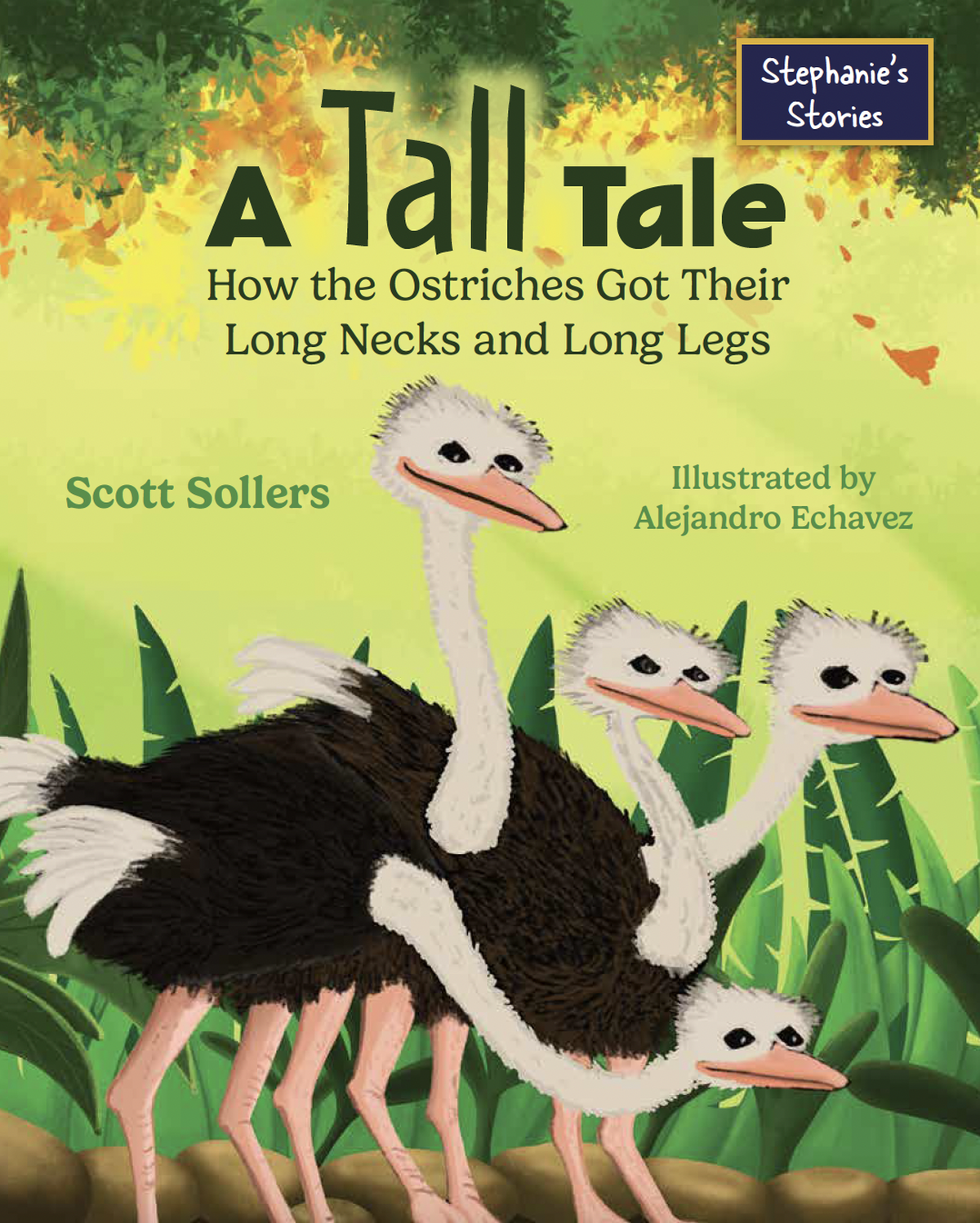 Cover page of “A Tall Tale,” written by Scott Sollers and illustrated by Alejandro Echavez.  (Courtesy of Expound Publicity )