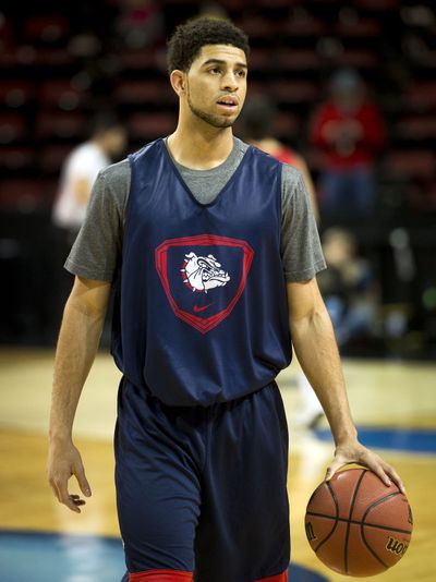 Still healing from a jaw injury, GU freshman Josh Perkins is the heir apparent at point guard. (Colin Mulvany)