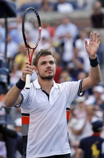 Stanislas Wawrinka ousted last U.S. man standing Sam Querrey. (Associated Press)