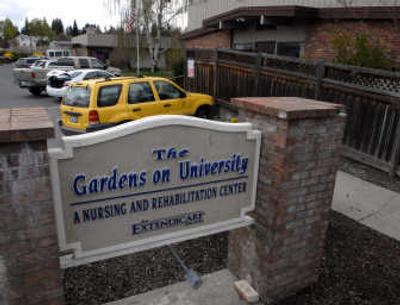 
The Gardens on University  in Spokane Valley is receiving special attention from its parent company. The facility has received poor marks from the state.
 (J. BART RAYNIAK / The Spokesman-Review)