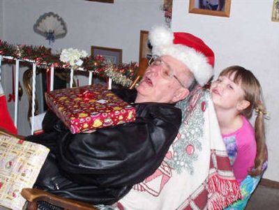
Darrell Jones may have had visions of sugar plums dancing in his head last Christmas as his 6-year-old granddaughter, Katie Mae, looked on. 
 (Photo by Katie Youngren / The Spokesman-Review)