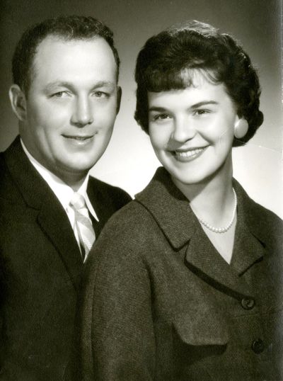 Carol Stueckle and her husband, Ben, in their engagement photo from 1959.  (Courtesy Carol Stueckle)