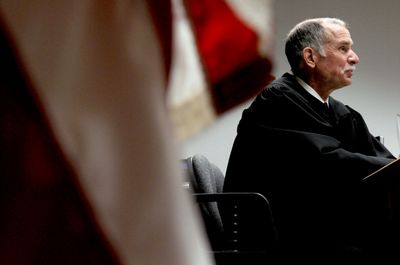 First District Judge Charles Hosack, shown Monday at the Kootenai County Courthouse, will retire at the end of the year after 12 years on the bench. He presided over the civil trial that bankrupted the Aryan Nations.kathypl@spokesman.com (KATHY PLONKA kathypl@spokesman.com / The Spokesman-Review)