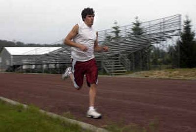 
Freeman High's Bryan Riggs will compete in the individual 400 meters and the 4x400 relay at the state State 1A track meet Friday and Saturday at Eastern Washington University's Woodward Stadium in Cheney.
 (Liz Kishimoto / The Spokesman-Review)