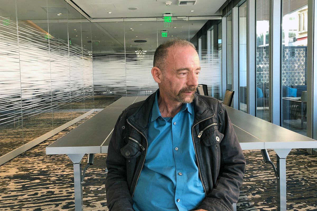 Timothy Ray Brown poses for a photograph, Monday, March 4, 2019, in Seattle. Brown, also known as the “Berlin patient,” was the first person to be cured of HIV infection, more than a decade ago. Now researchers are reporting a second patient has lived 18 months after stopping HIV treatment without sign of the virus following a stem-cell transplant. But such transplants are dangerous, cannot be used widely and have failed in other patients. (Manuel Valdes / Associated Press)