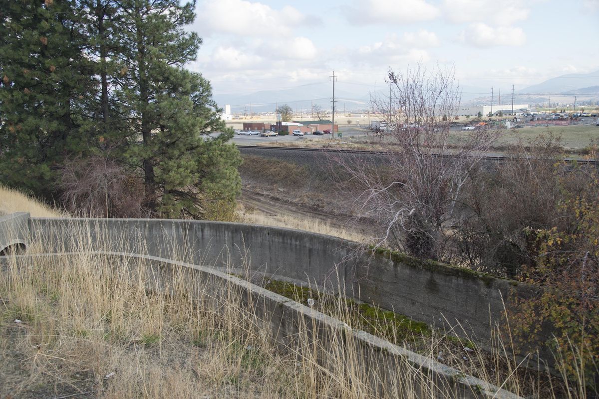 Spokane Valley irrigation structure, present day (Spokane Museum / The Spokesman-Review)