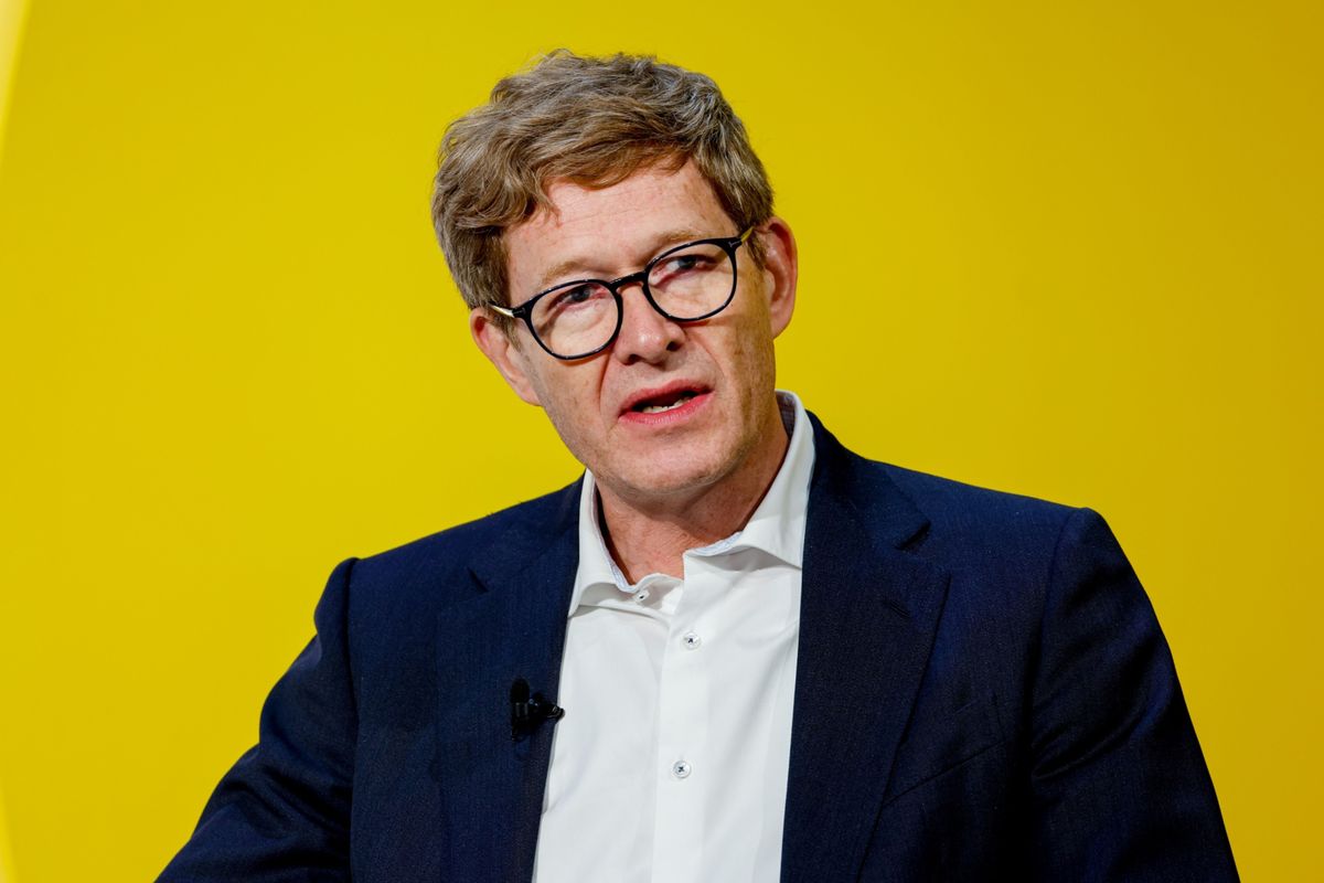 Niels B. Christiansen, CEO of Lego, is shown in this undated photo. Lego is betting on boosted sales in China.  (Stefan Wermuth/Bloomberg)