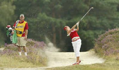 
Sweden's Carin Koch plays from the rough in Women's British Open. 
 (Associated Press / The Spokesman-Review)