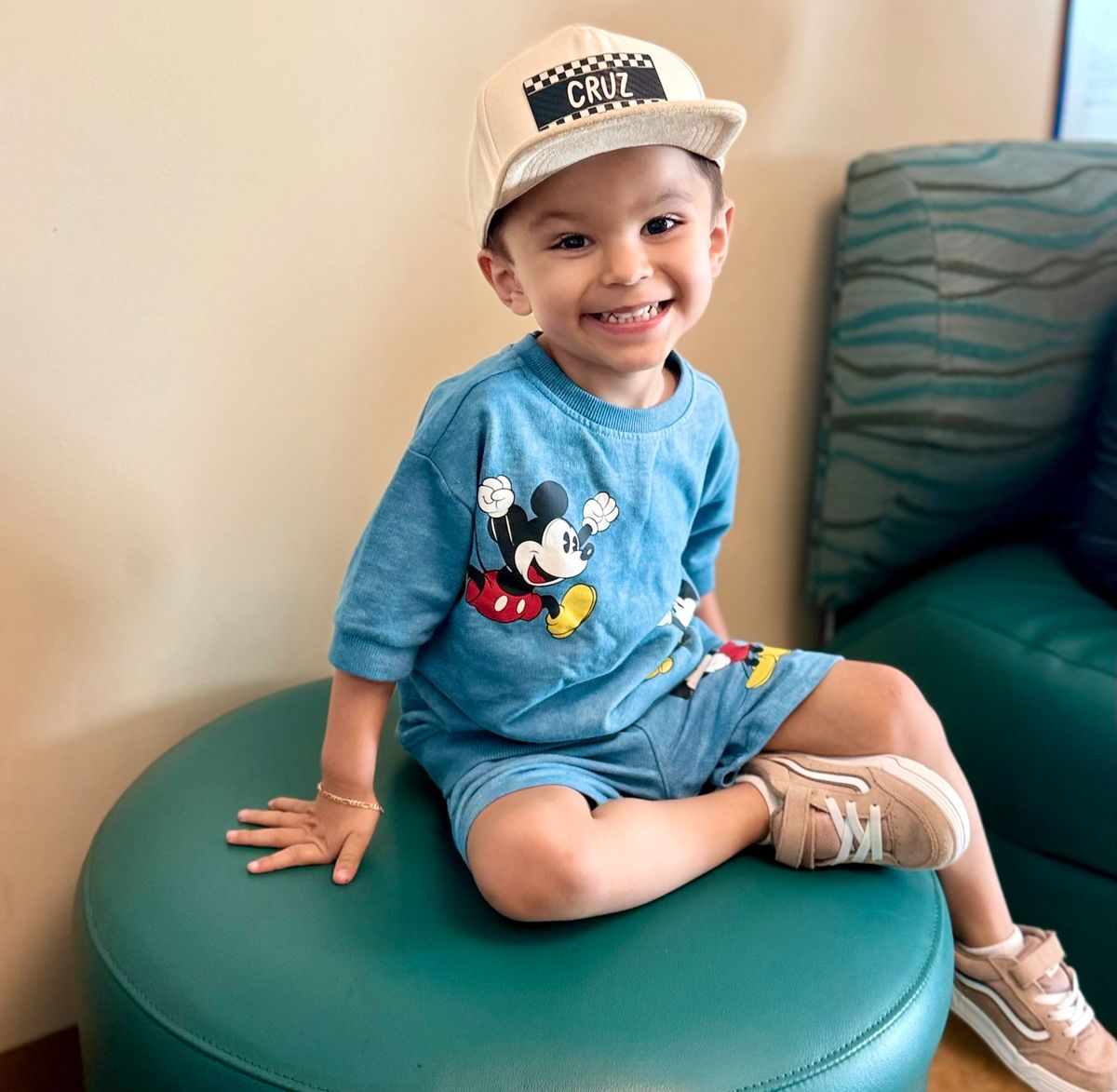 Cruz Anguiano was diagnosed with Stage 4 neuroblastoma in 2025. He is now cancer free. 
