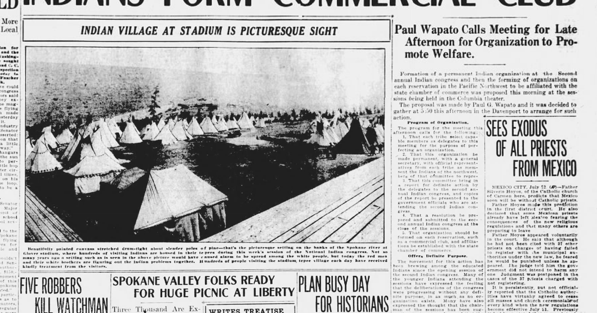 This day in history: ‘Deep Throat' was shown in Spokane County Courthouse to determine if was obscene. Tribal members were camped below downtown Spokane for Indian Congress