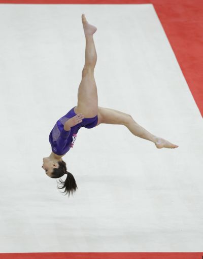 Jordyn Wieber will compete in three of four events in today’s team final. (Associated Press)