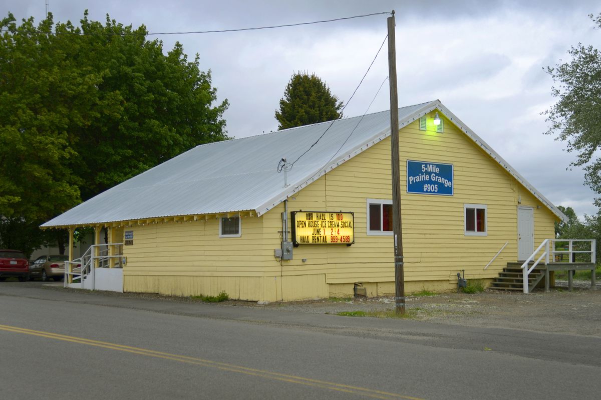 The Five Mile Prairie Grange No. 905 has been active in the community since 1929 and the hall has been serving the Five Mile area since 1913. (Colin Mulvany)