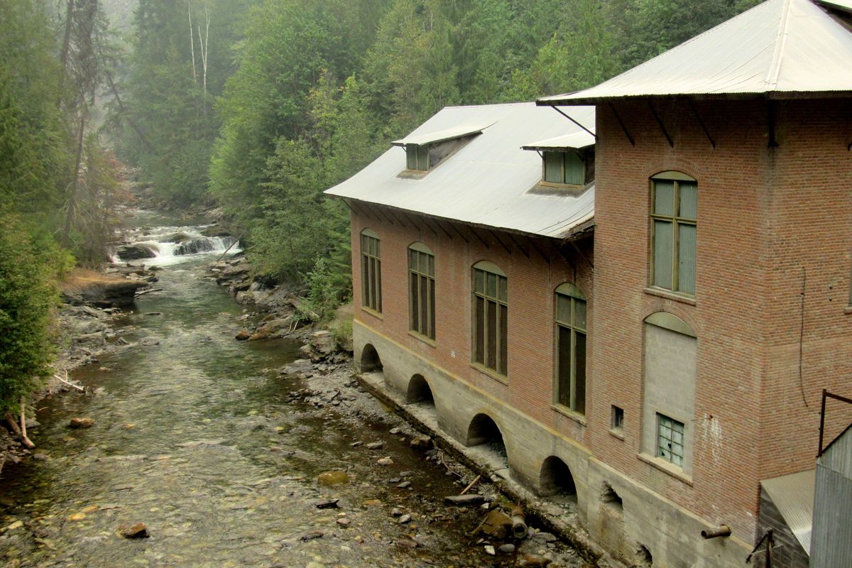 The historic powerhouse in Metaline Falls. (Fred Willenbrock/For The Spokesman-Review)