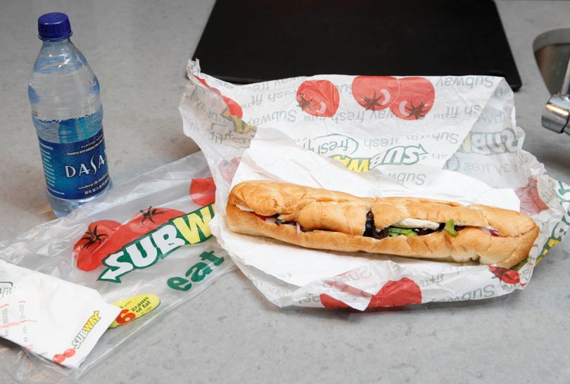 Subway, the world’s largest fast-food chain, is famous for its footlong sandwiches. (Associated Press)