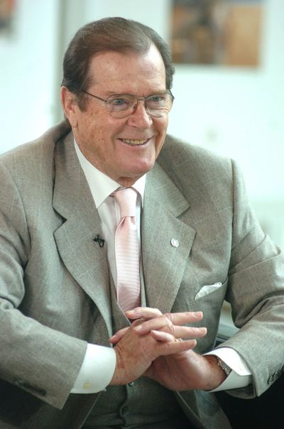 Roger Moore (Associated Press / The Spokesman-Review)