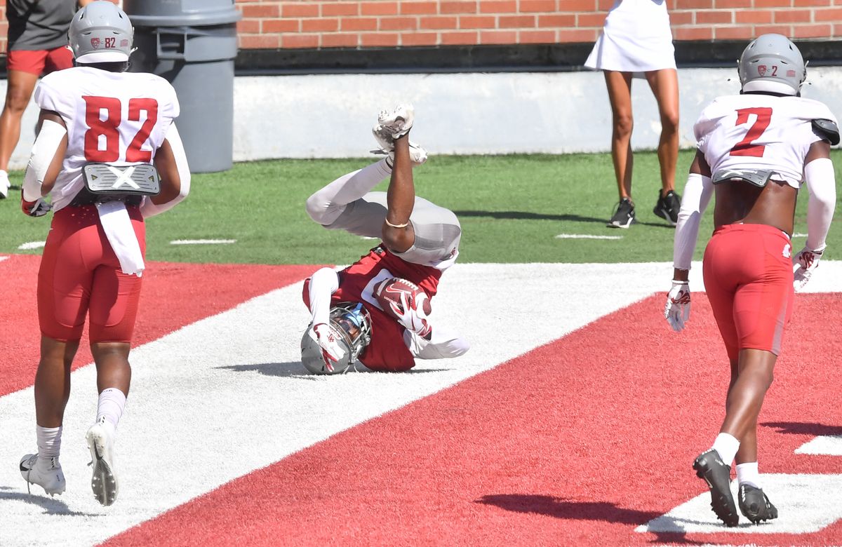 Wsu Football First Scrimmage Aug 13 2022 The Spokesman Review 