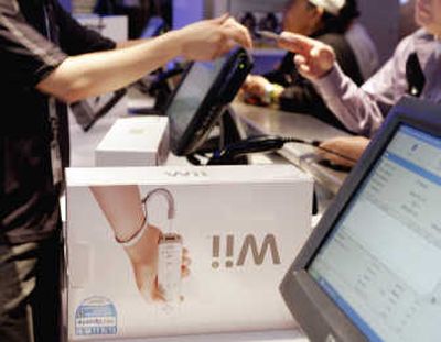 
The Wii has has sold more than 6 million units in the U.S. in a little more than a year.Associated Press
 (File Associated Press / The Spokesman-Review)