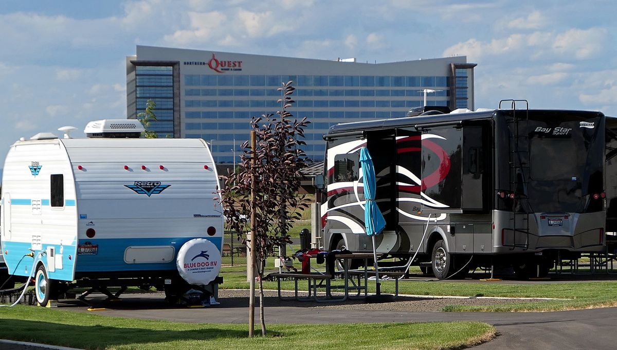 Northern Quest's RV resort and casino operations remain closed indefinitely. (John Nelson)