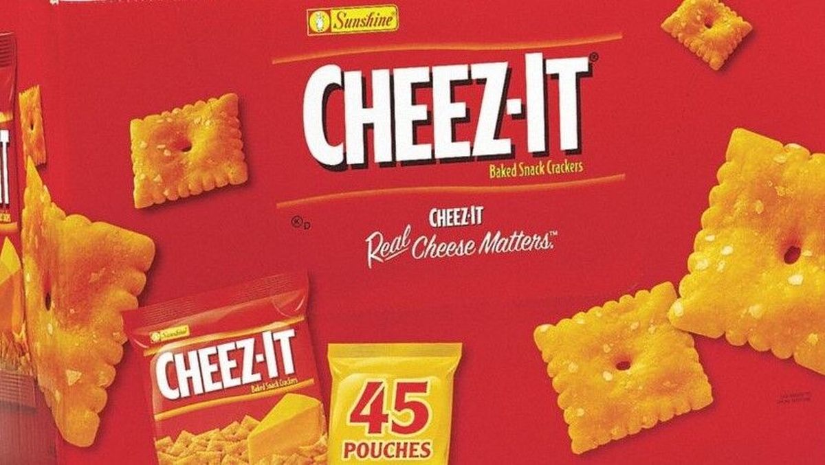 Cheez-it baked snack crackers are a guilty pleasure for some.  (Courtesy)