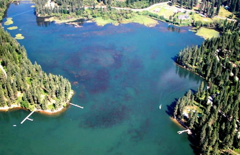 Sportsman Park on Hayden Lake, before rennovations to the boat launch during summer 2012. (File)