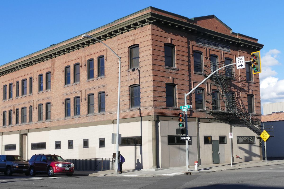 Then and Now The Brownstone Building The Spokesman Review