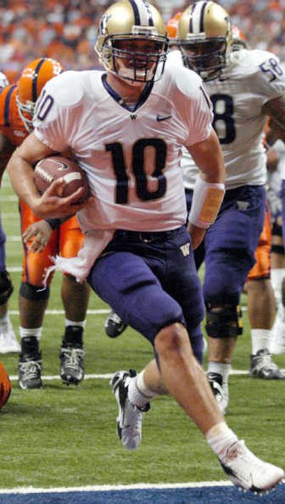 
Quarterback Jake Locker was 