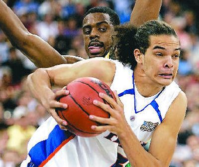
Joakim Noah was a force in Gators' 2006 championship run.  
 (The Spokesman-Review)