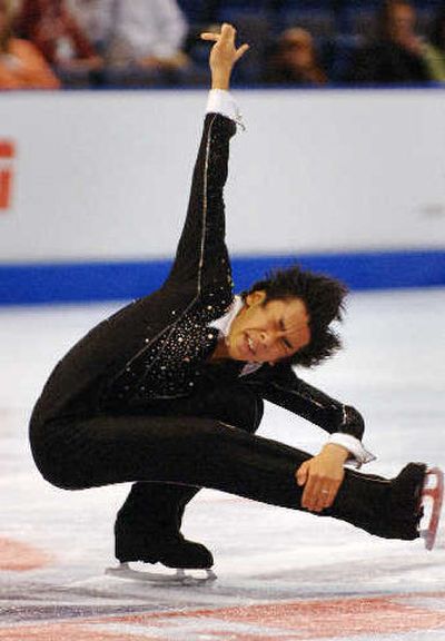 
Japan's Nobunari Oda won the men's short program. 
 (Associated Press / The Spokesman-Review)