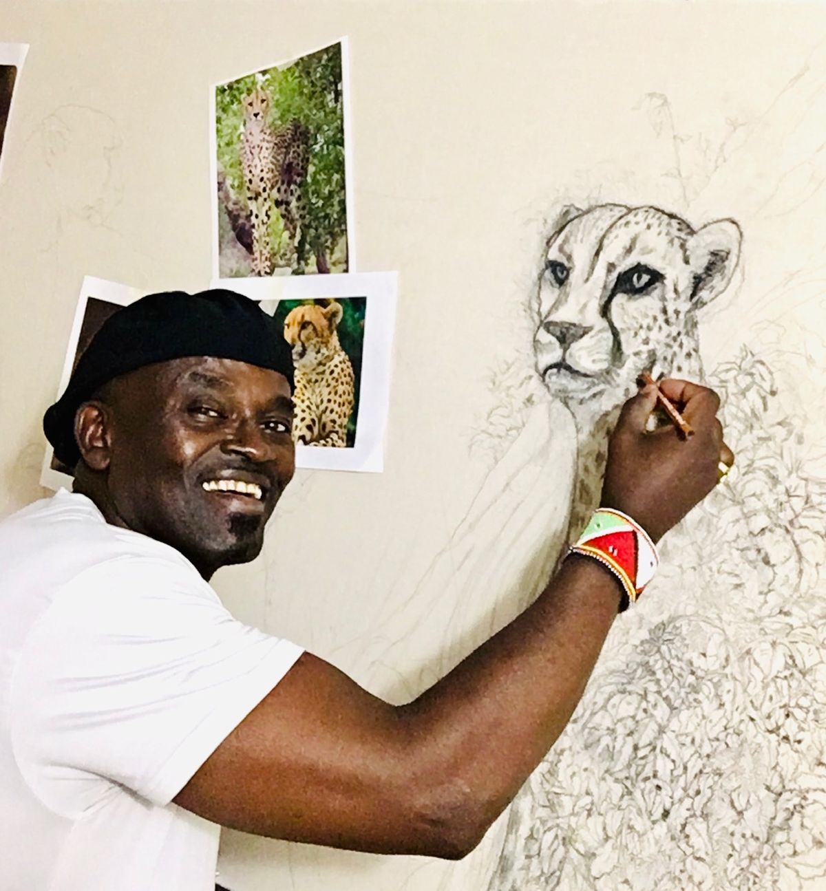 Artists Nicholas Sironka, who hails from Kenya, has lived in Spokane for 21 years.  (Courtesy)
