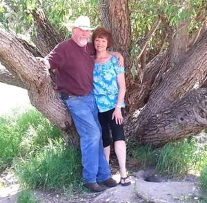 Charlotte Mitchell, a certified nursing assistant at the Cancer Center, is shown with her husband, Roy. In today's Huckleberries, Charlotte tells of a chance encounter with a kind stranger at Winco. (Photo courtesy of Charlotte Mitchell)