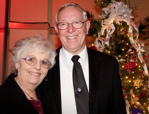 Ron & Joanne McIntire at the Festival of the Trees over the weekend. (Kootenai Health photo)